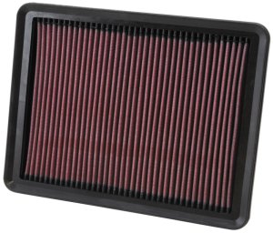 Hyundai Santa Fe Drop-In Air Filter - K&N Engineering - High-Flow Oiled Cotton, Drop-In Replacement - `13-`16